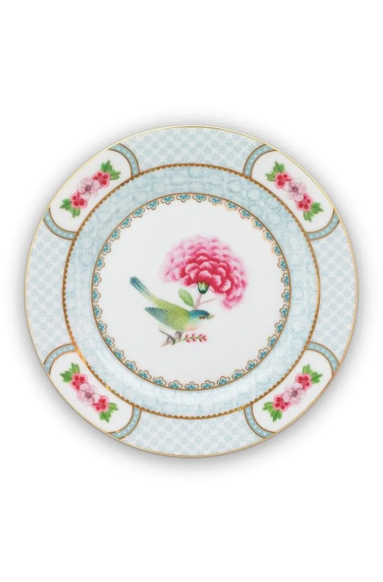 Assiette A Dessert Blushing Birds En Coloris Blanc 17 Cm