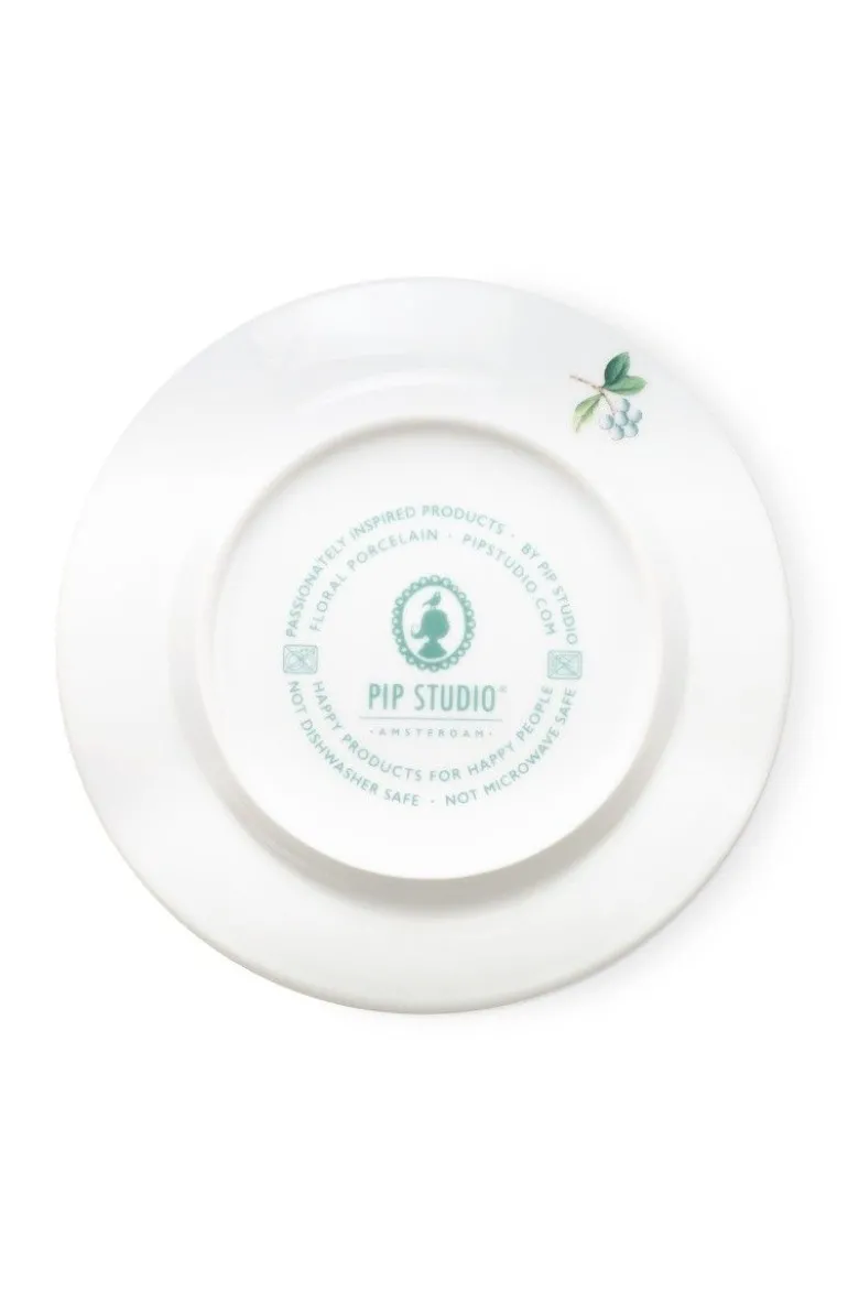 Assiette A Dessert Blushing Birds En Coloris Blanc 17 Cm