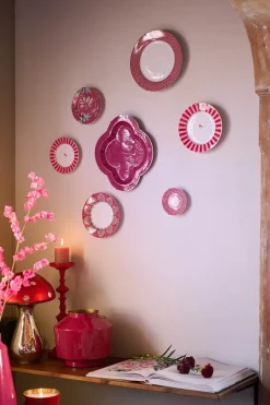 Assiette A Petit-Déjeuner Flower Festival Rose Fonce 21Cm