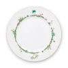Assiette Creuse A Pois Jolie En Coloris Dore 21,5 Cm