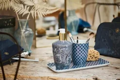 Distributeur De Savon Kyoto Festival En Coloris Bleu