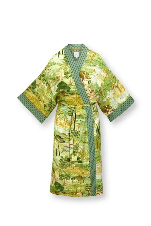 Kimono Toscana En Coloris Vert