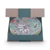 Lot De 4 Articles Assiettes À Pâtisseries Flower Festival Clair 17Cm
