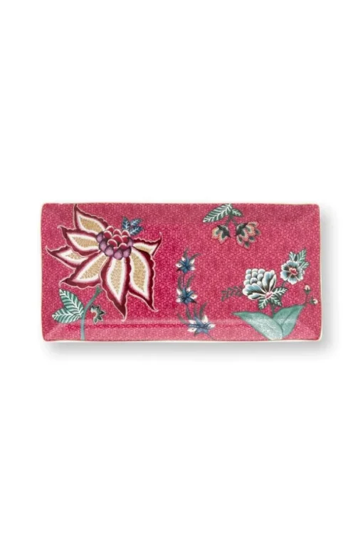 Lot De 6 Articles Sushi Oriental Flower Festival Fonce