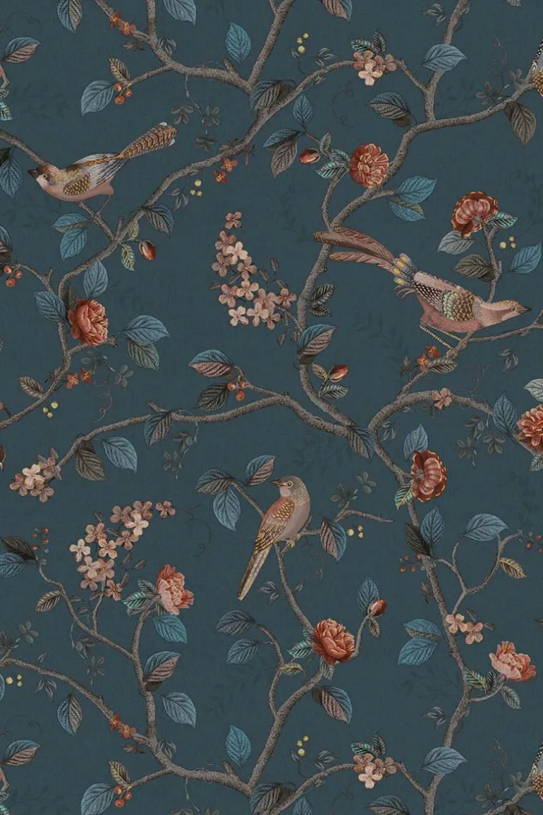 Pip Studio Papier Peint Intissé Good Nightingale Fonce