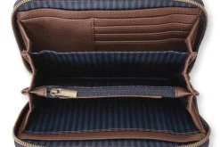 Portefeuille Kyoto Festival En Coloris Bleu Denim