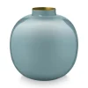 Vase En Metal En Coloris Clair 23 Cm