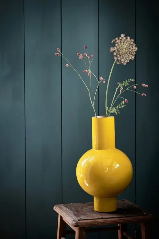 Vase En Metal En Coloris 40 Cm