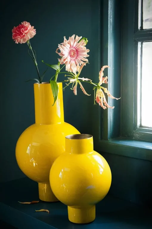 Vase En Metal En Coloris 40 Cm