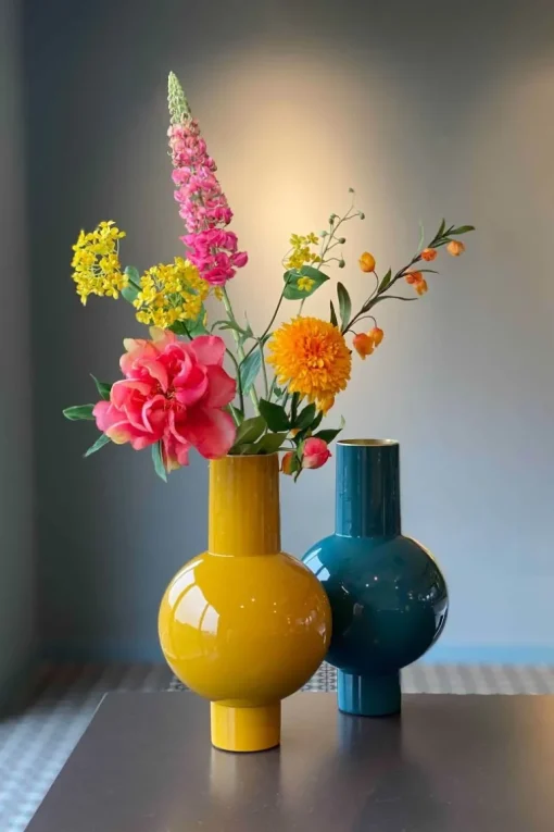 Vase En Metal En Coloris 40 Cm